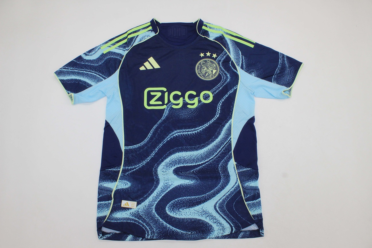 AAA Quality Ajax 25/26 Away Dark Blue Soccer Jersey(Player)